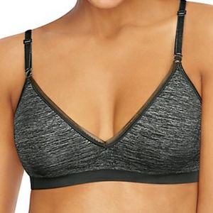 Hanes Comfy Support Grey Heather Wireless Bra G795 2XL XXL 44/46 C/D NWT
